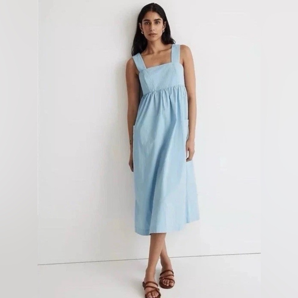 Madewell Light Blue Midi Dress